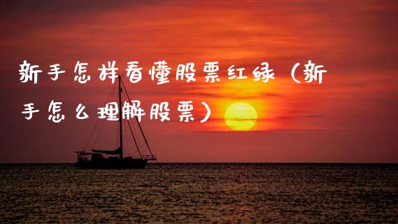 新手怎样看懂股票红绿（新手怎么理解股票）_https://www.kuaijiepai.net_股票理论_第1张