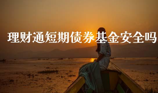 理财通短期债券基金安全吗_https://www.kuaijiepai.net_投资理财_第1张