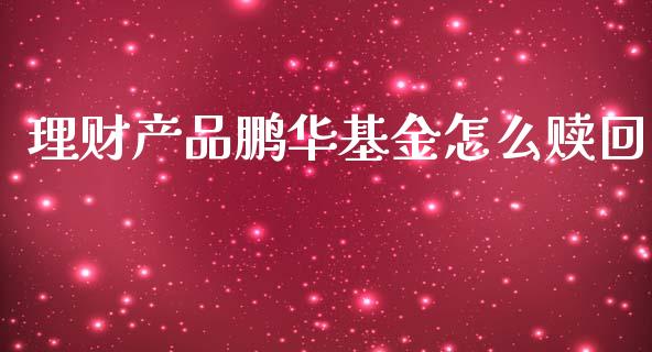理财产品鹏华基金怎么赎回_https://www.kuaijiepai.net_期货理财_第1张