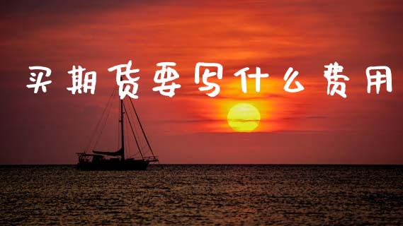 买期货要写什么费用_https://www.kuaijiepai.net_股票理论_第1张
