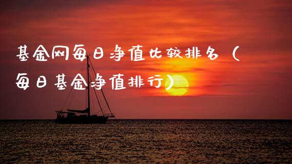 基金网每日净值比较排名（每日基金净值排行）_https://www.kuaijiepai.net_期货理财_第1张