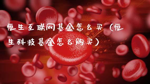 恒生互联网基金怎么买（恒生科技基金怎么购买）_https://www.kuaijiepai.net_期货理财_第1张