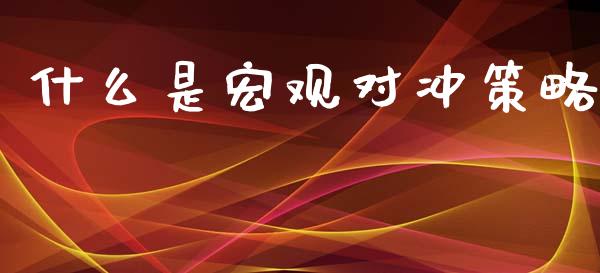 什么是宏观对冲策略_https://www.kuaijiepai.net_新股新闻_第1张