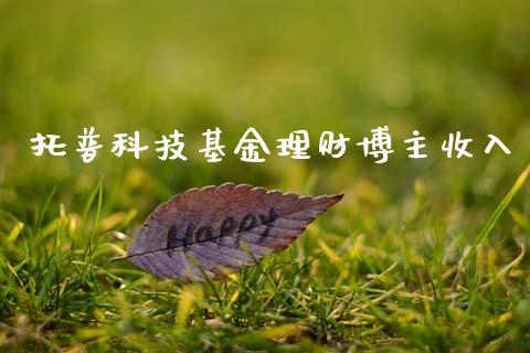 托普科技基金理财博主收入_https://www.kuaijiepai.net_期货理财_第1张