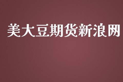 美大豆期货新浪网_https://www.kuaijiepai.net_期货在线_第1张
