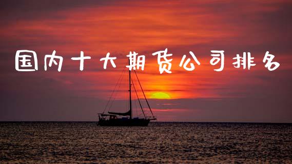 国内十大期货公司排名_https://www.kuaijiepai.net_期货资讯_第1张