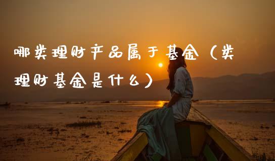 哪类理财产品属于基金（类理财基金是什么）_https://www.kuaijiepai.net_投资理财_第1张