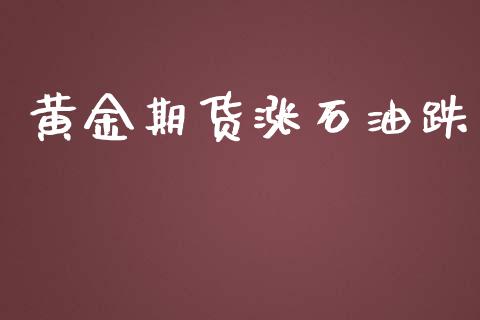 黄金期货涨石油跌_https://www.kuaijiepai.net_国际期货_第1张