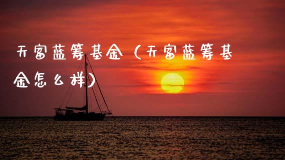 天富蓝筹基金（天富蓝筹基金怎么样）_https://www.kuaijiepai.net_期货理财_第1张