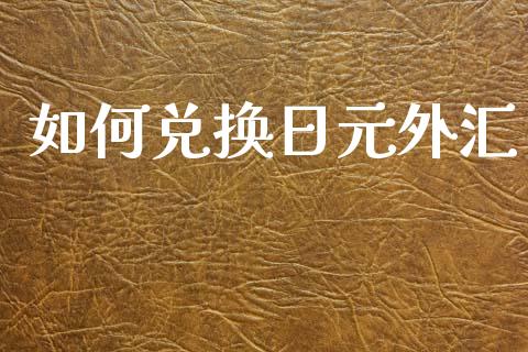 如何兑换日元外汇_https://www.kuaijiepai.net_投资理财_第1张