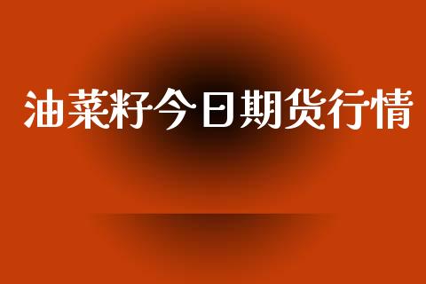油菜籽今日期货行情_https://www.kuaijiepai.net_期货资讯_第1张