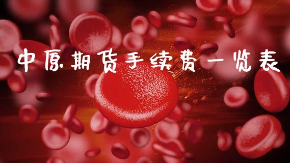中原期货手续费一览表_https://www.kuaijiepai.net_期货资讯_第1张