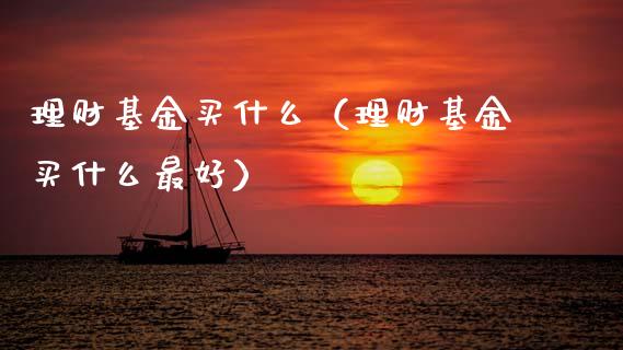 理财基金买什么（理财基金买什么最好）_https://www.kuaijiepai.net_期货理财_第1张