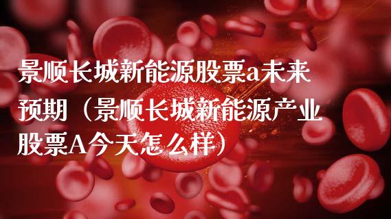 景顺长城新能源股票a未来预期（景顺长城新能源产业股票A今天怎么样）_https://www.kuaijiepai.net_新股新闻_第1张