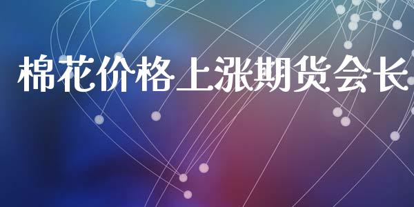棉花价格上涨期货会长_https://www.kuaijiepai.net_国际期货_第1张